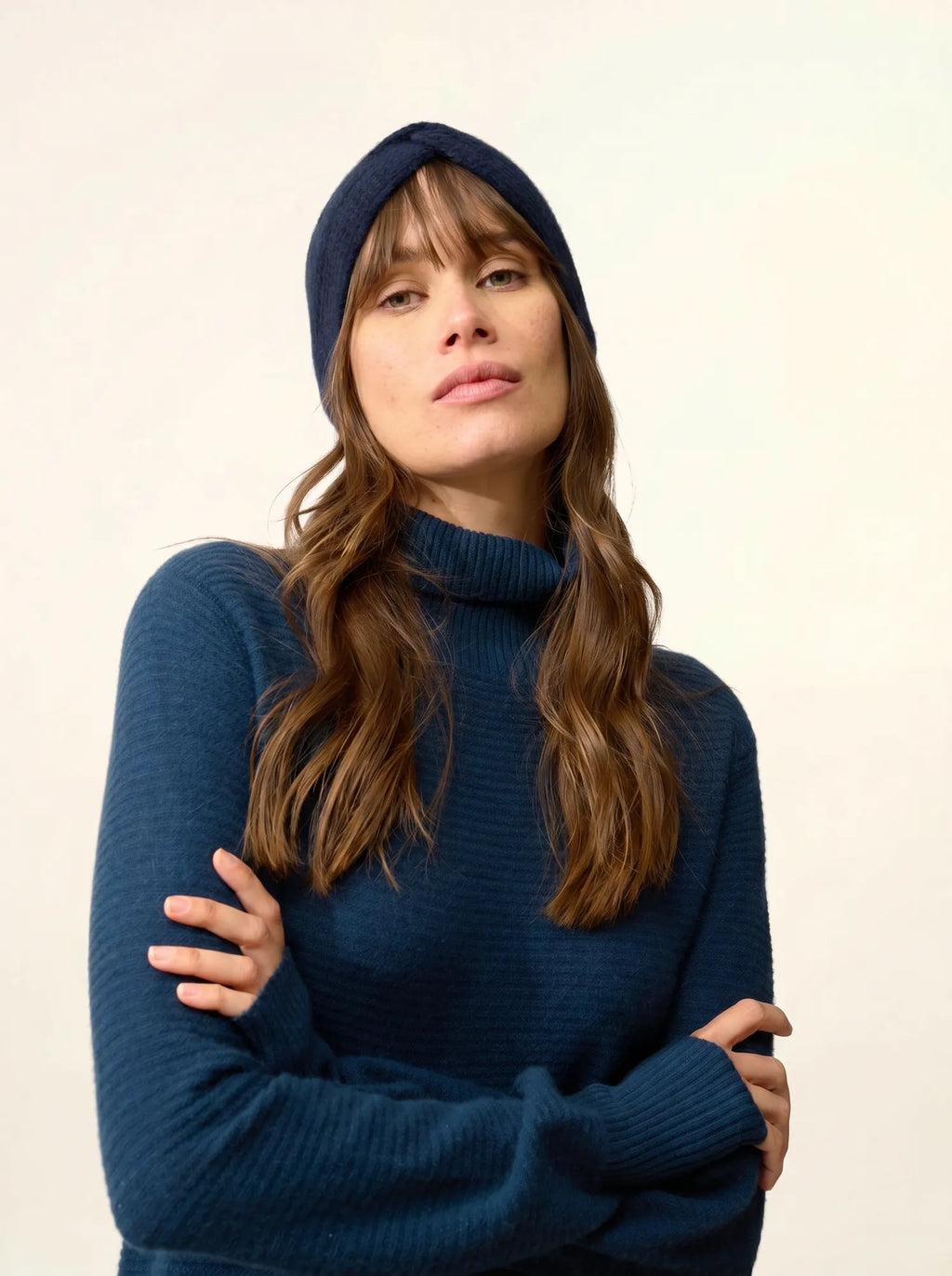YLFA Headband 8 Ply Navy