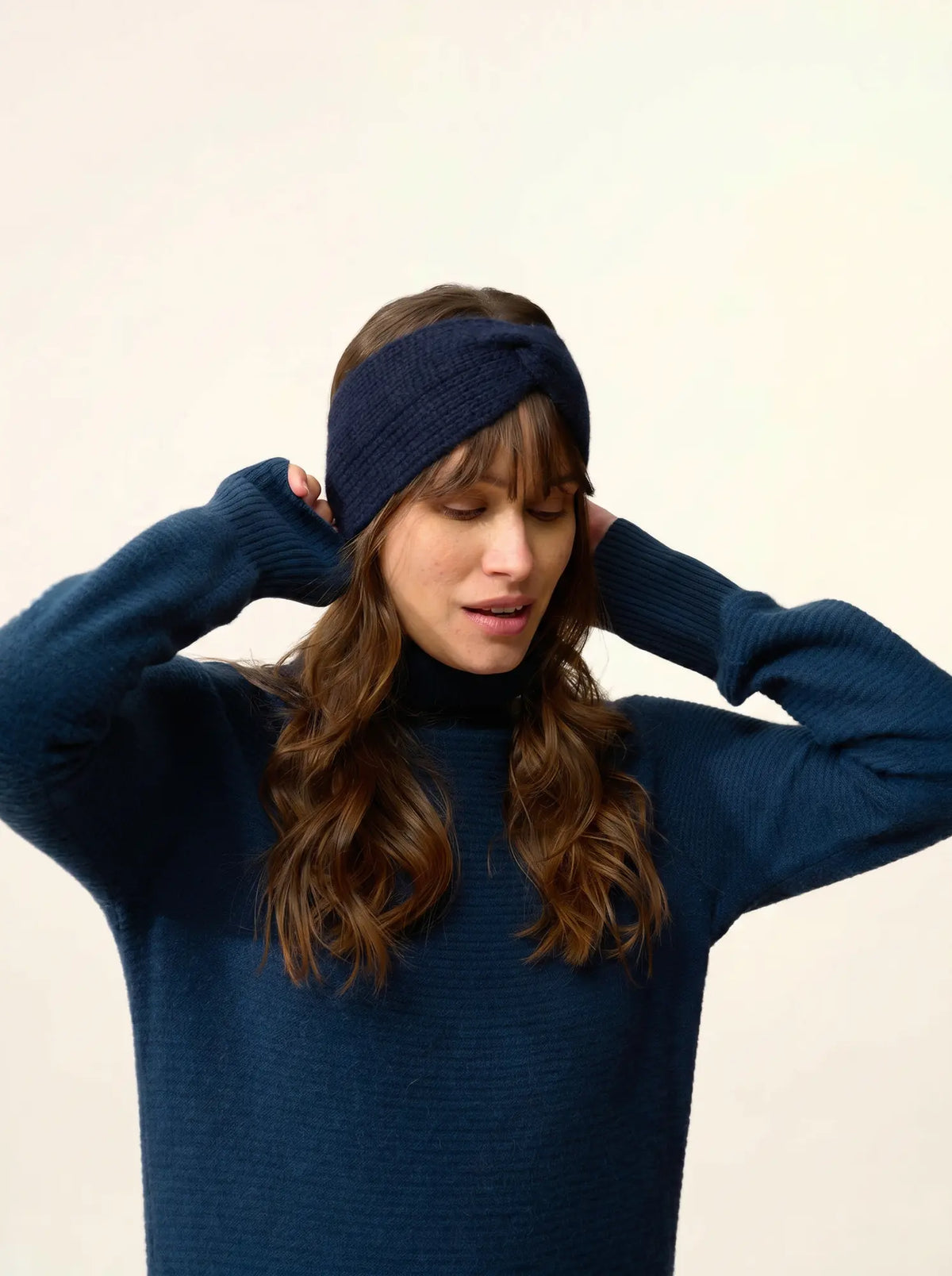 YLFA Bandeau 8 Fils Bleu Marine