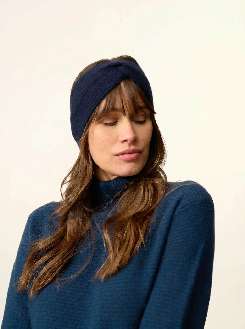 YLFA Headband 8 Ply Navy