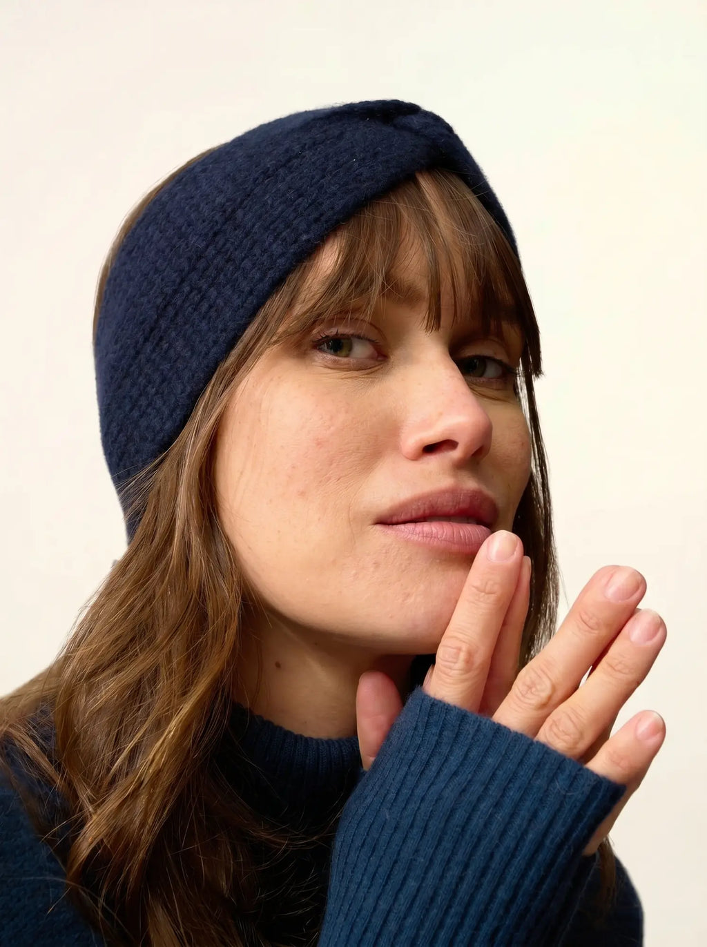 YLFA Headband 8 Ply Navy