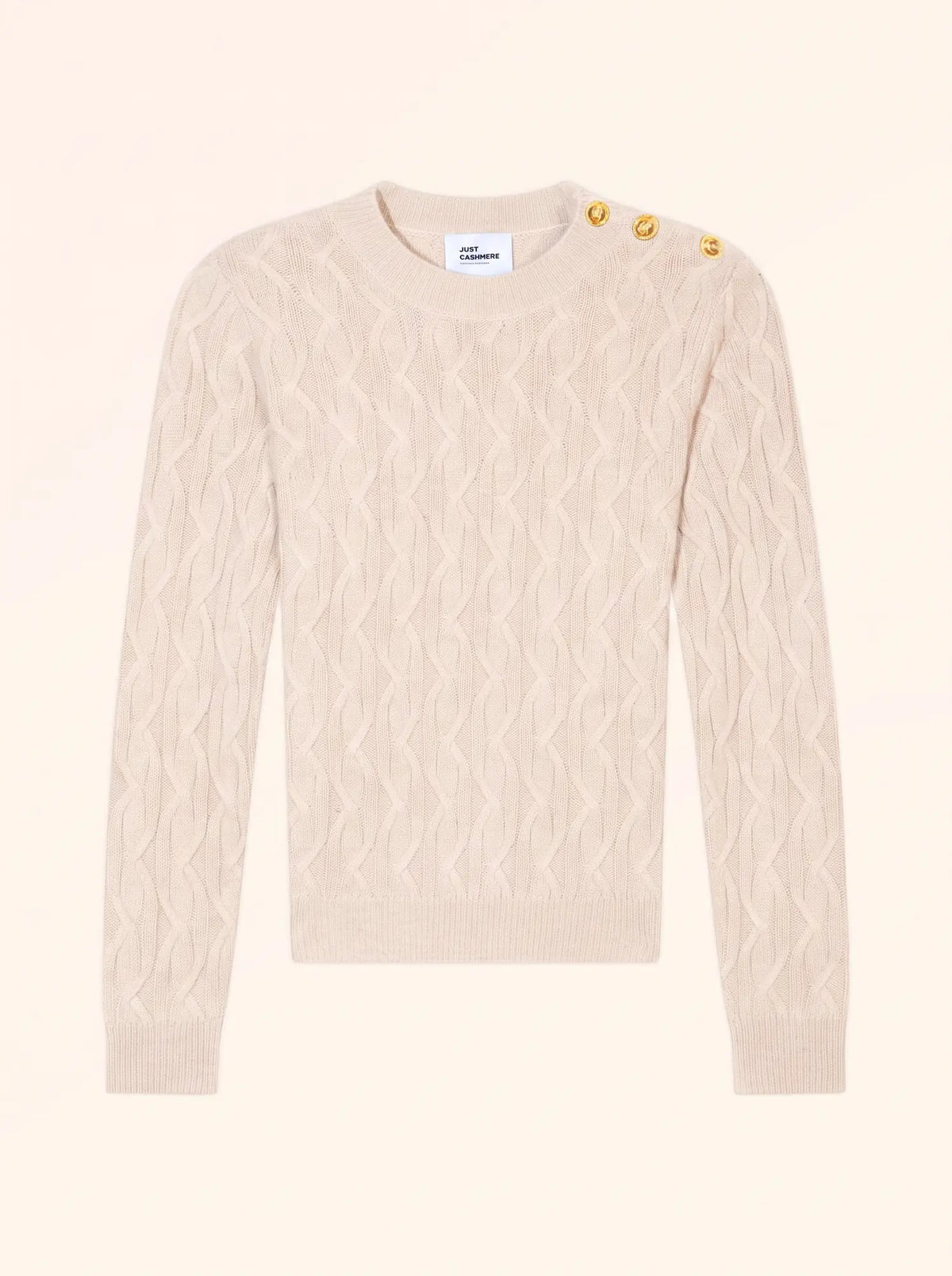 LYND Sweater Crew Neck Sailor 4 Ply Ivory