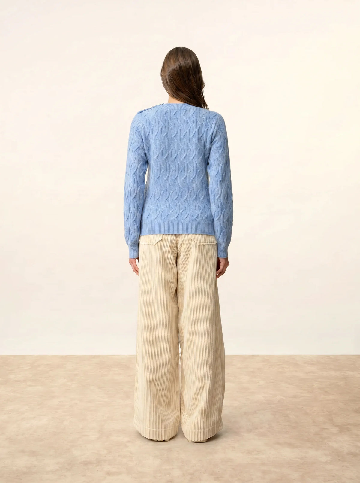 LYND Sweater Crew Neck Sailor 4 Ply Sky