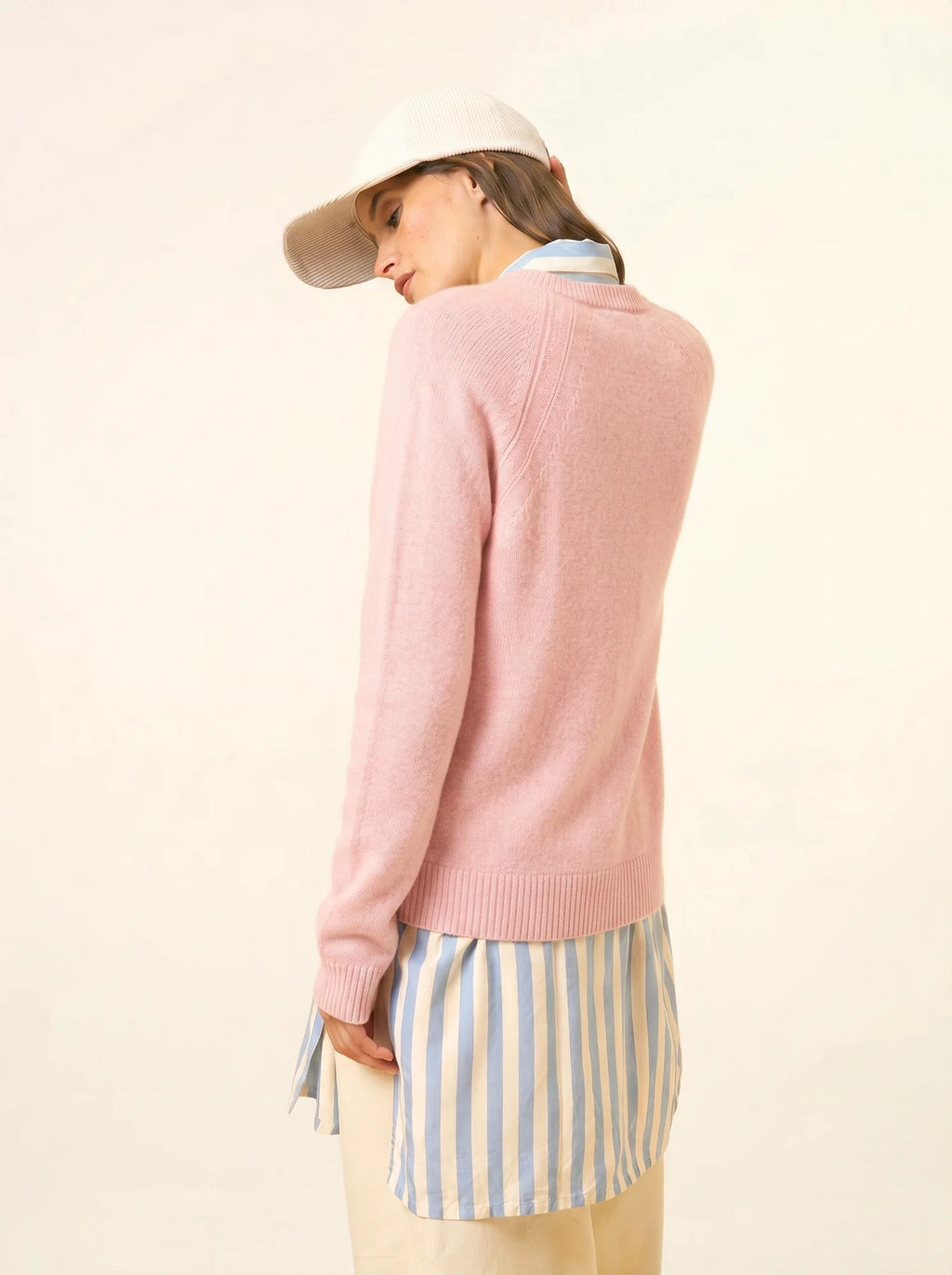 AREQUIPA Pull Col Rond 4 Fils Ballerine