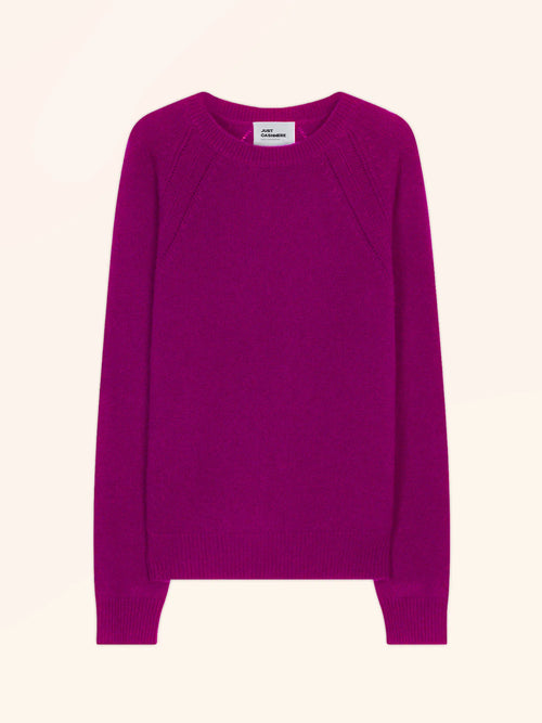 AREQUIPA Sweater Crew Neck 4 Ply Magenta
