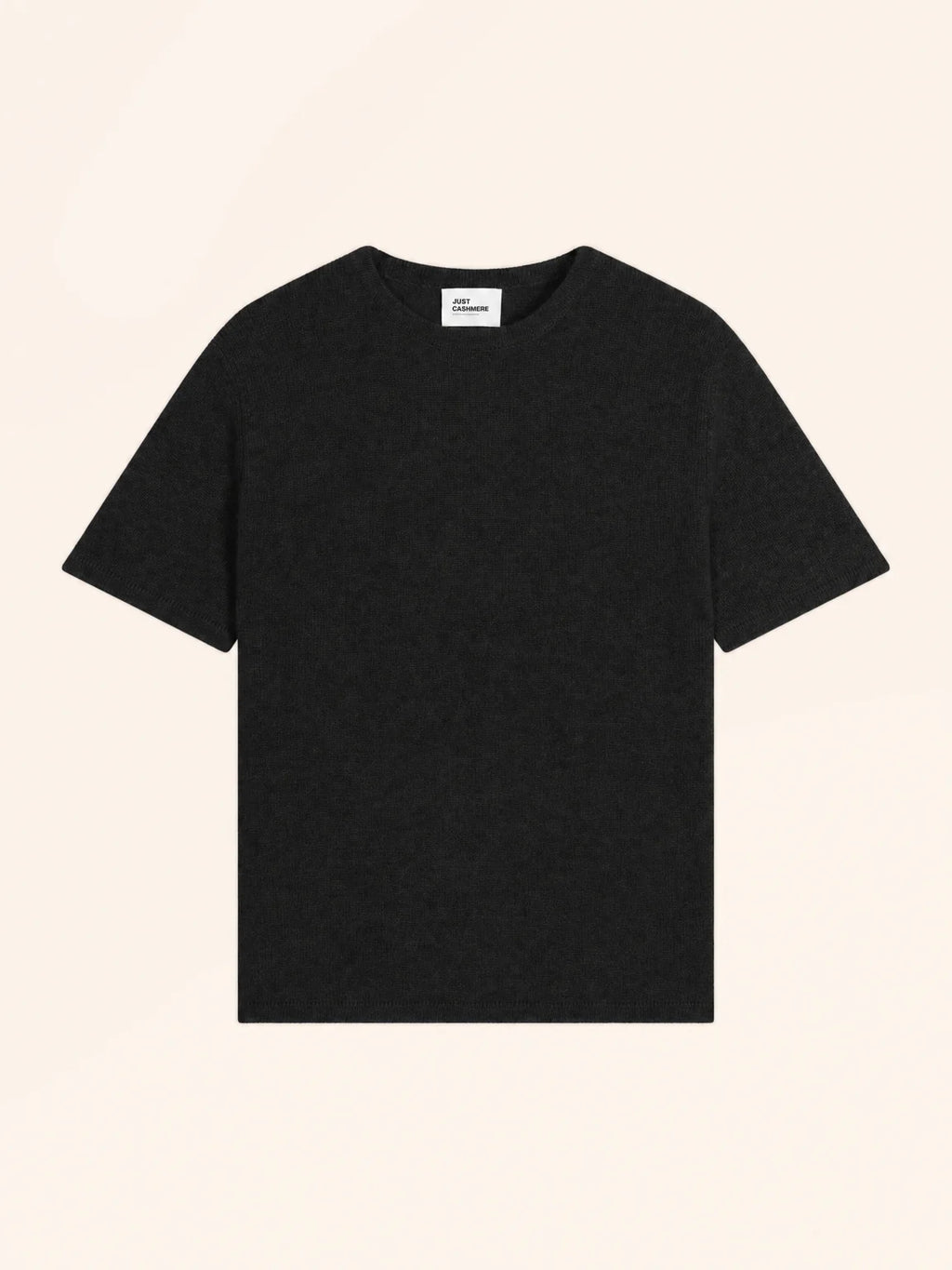 CARLA T-Shirt Rundhalsausschnitt 4-fädig Schwarz