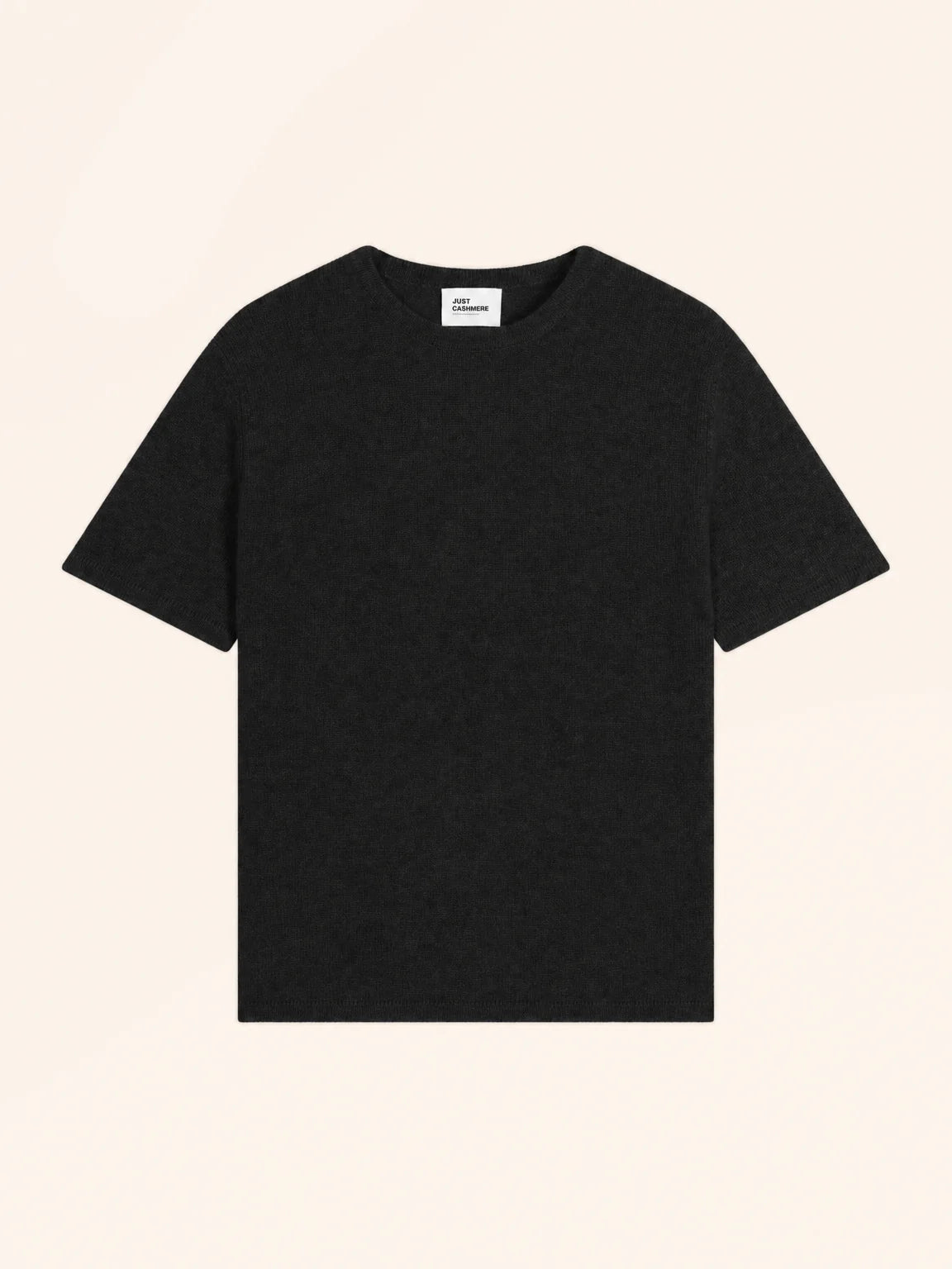 CARLA T-Shirt Rundhalsausschnitt 4-fädig Schwarz