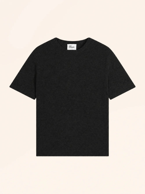 CARLA T-Shirt Crew Neck 4 Ply Black