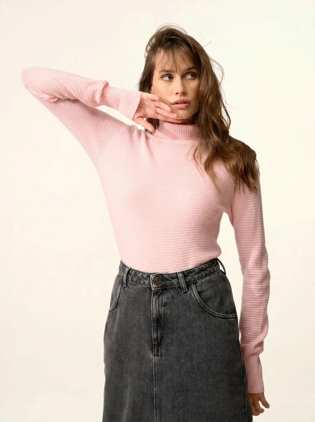 UDNY Pull Col Roulé Ballerine