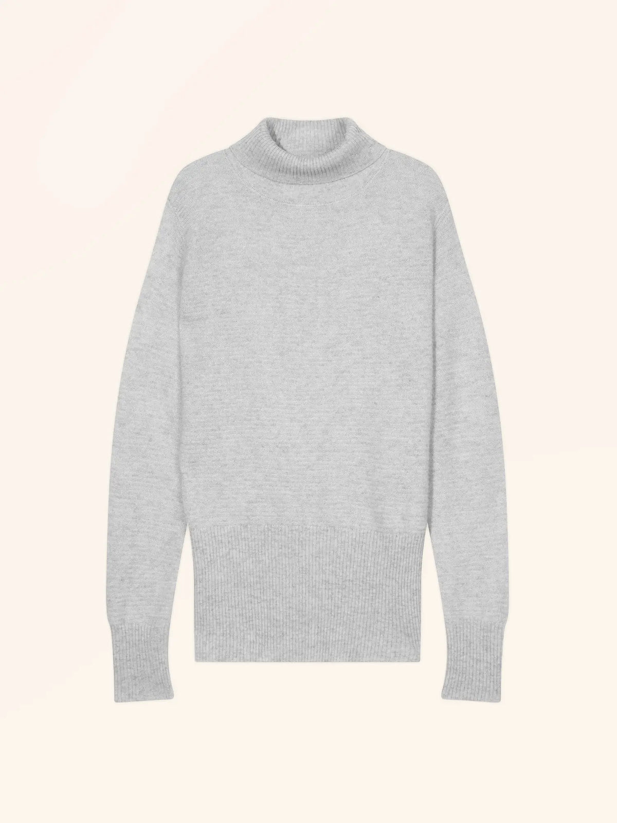 UDNY Pullover Rollkragen Perlgrau meliert