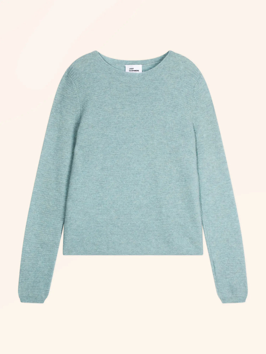 NETHY Pull Col Bateau Aqua Chiné
