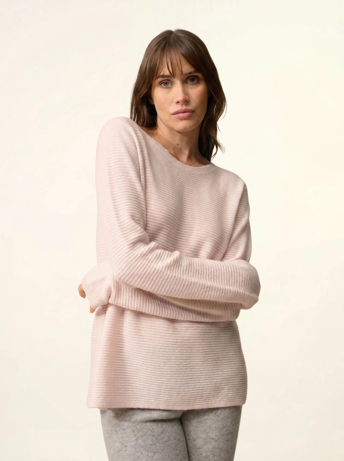 NETHY Pull Col Bateau Poudre
