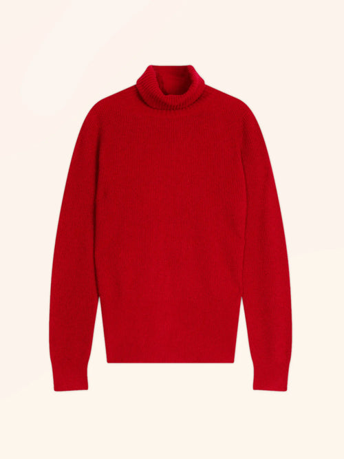 BILL Pullover Rollkragen Rot