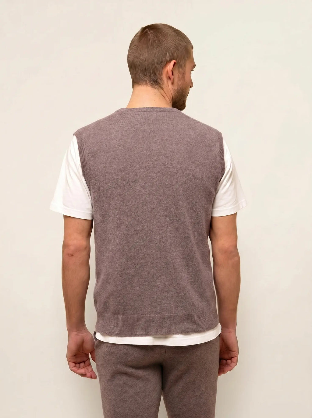 CORKI Tank Top V-Neck Heather Caribou
