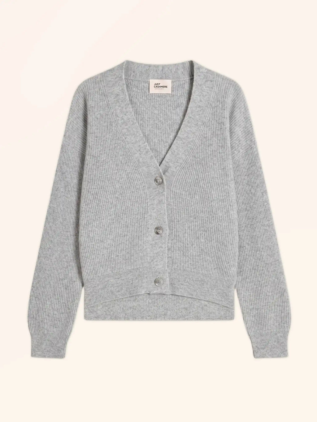 ADELE Cardigan V-Neck Heather Cloud
