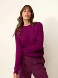 JADE Sweater Crew Neck Plum