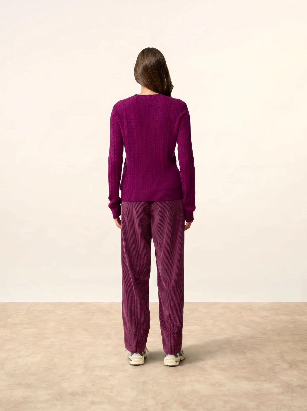 JADE Sweater Crew Neck Plum