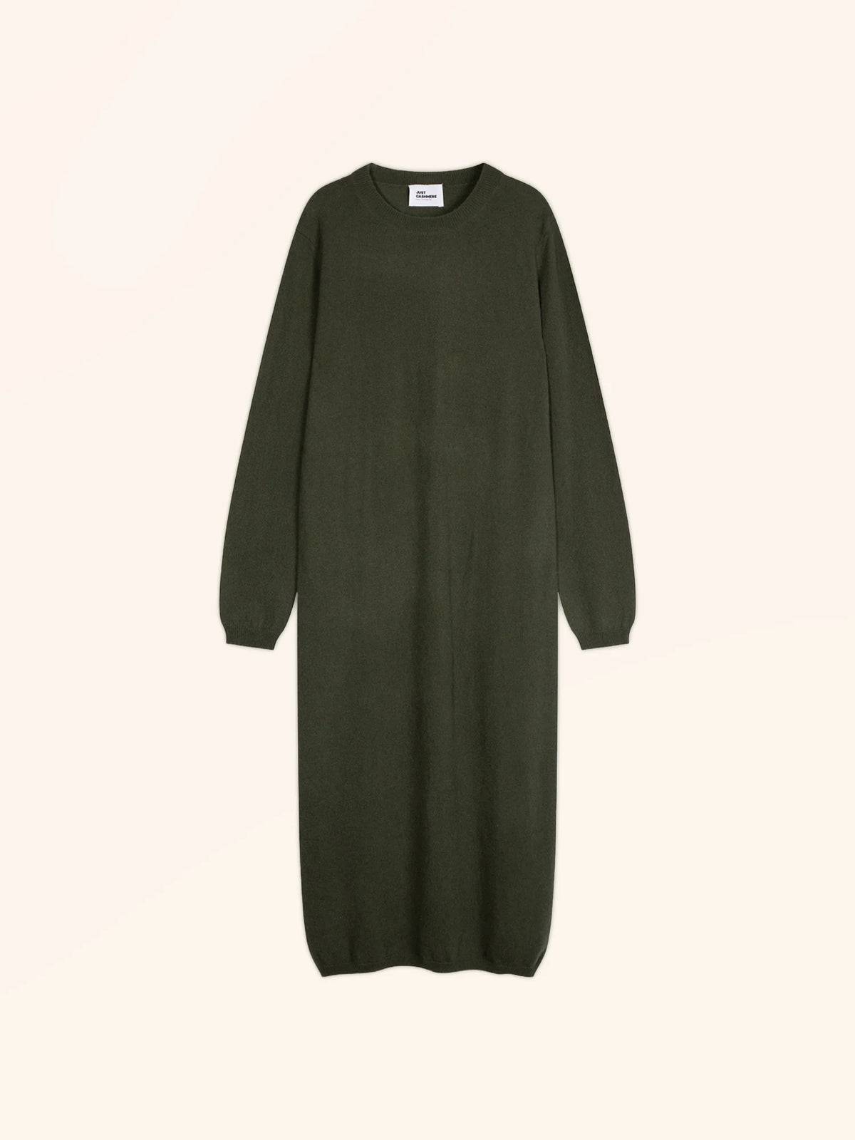 LINA Dress Crew Neck Khaki
