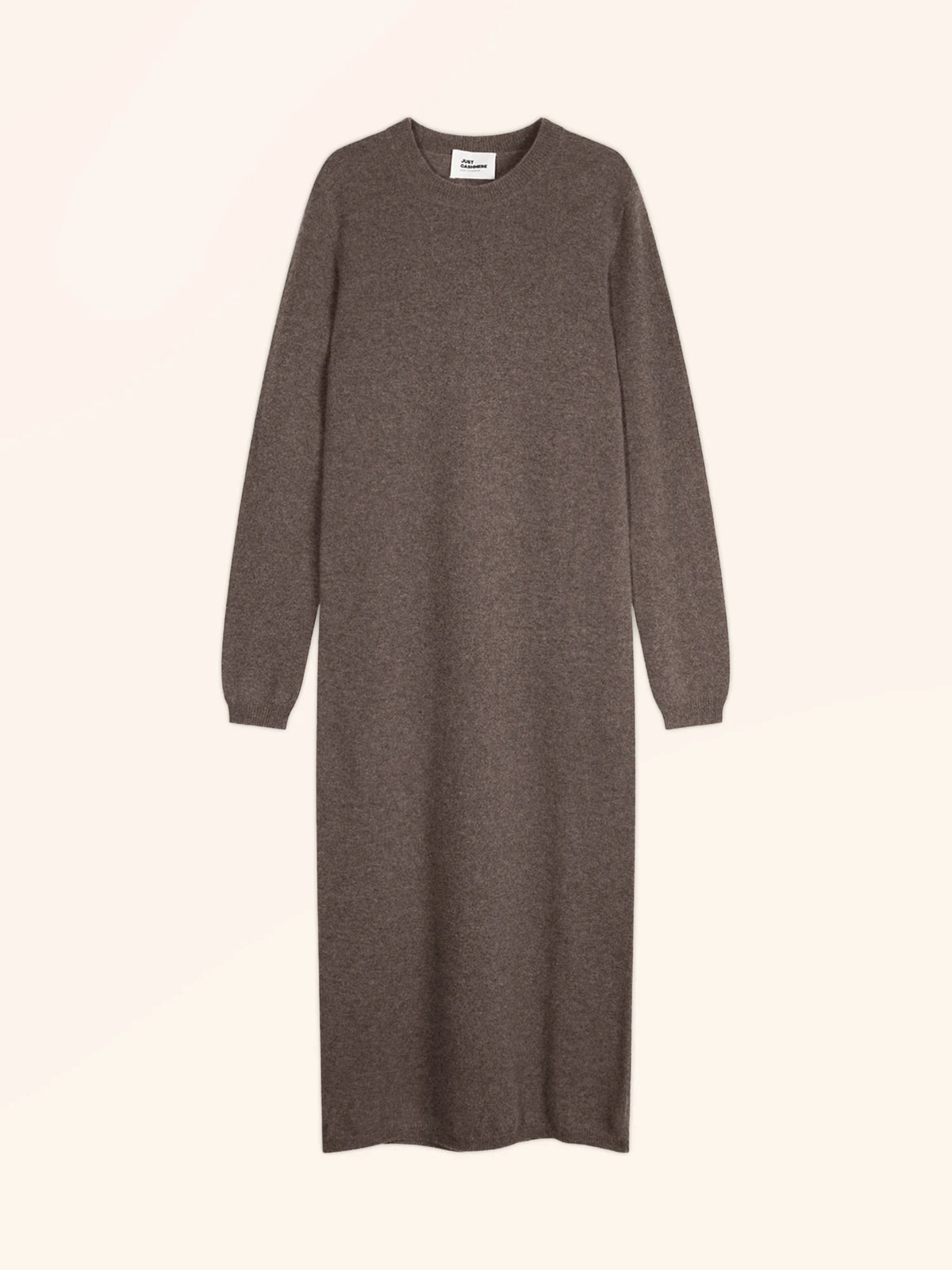 LINA Dress Crew Neck Heather Taupe