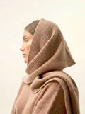 LEA Scarf 4 Ply Heather Camel