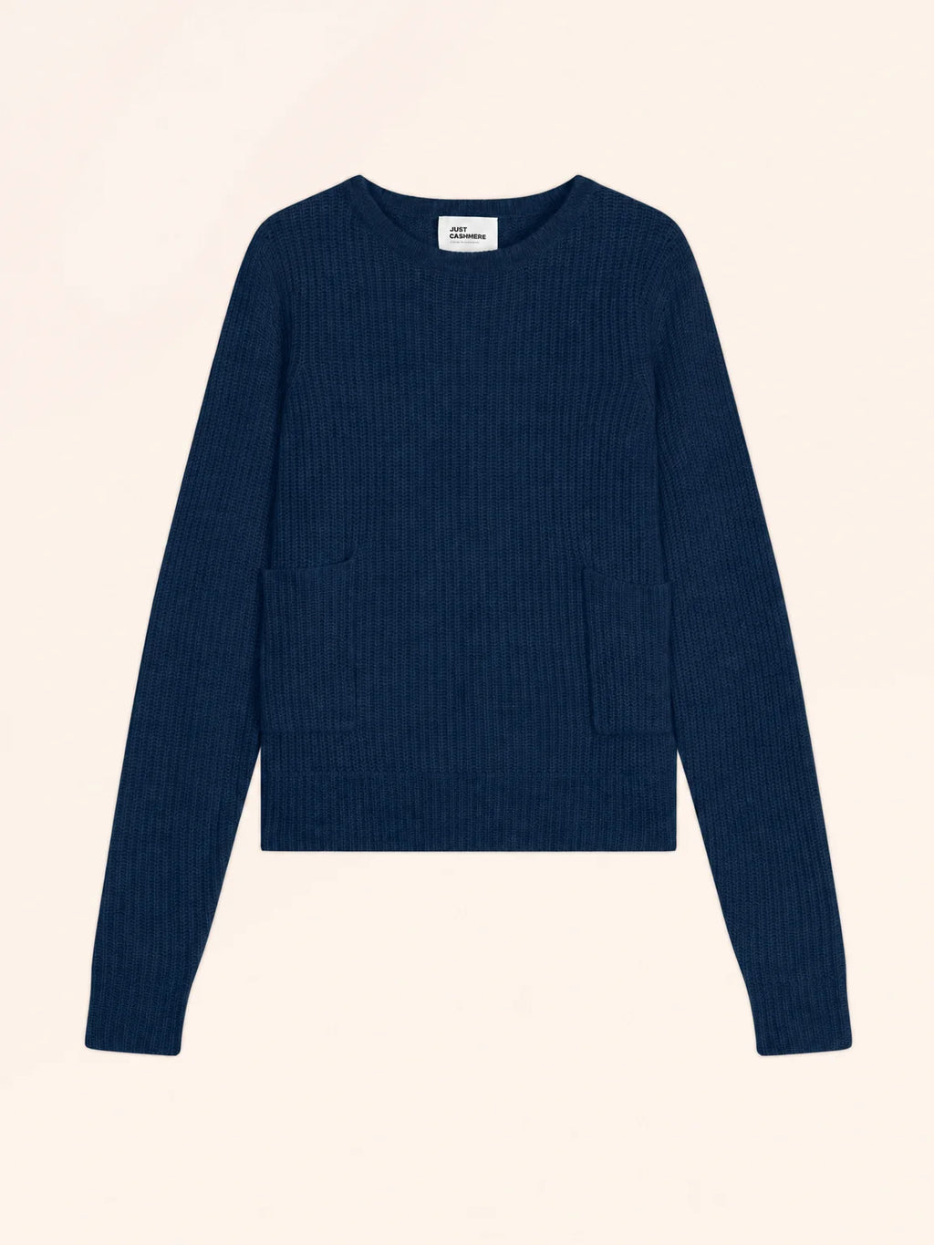 INAYA Pull Col Rond 4 Fils Minuit