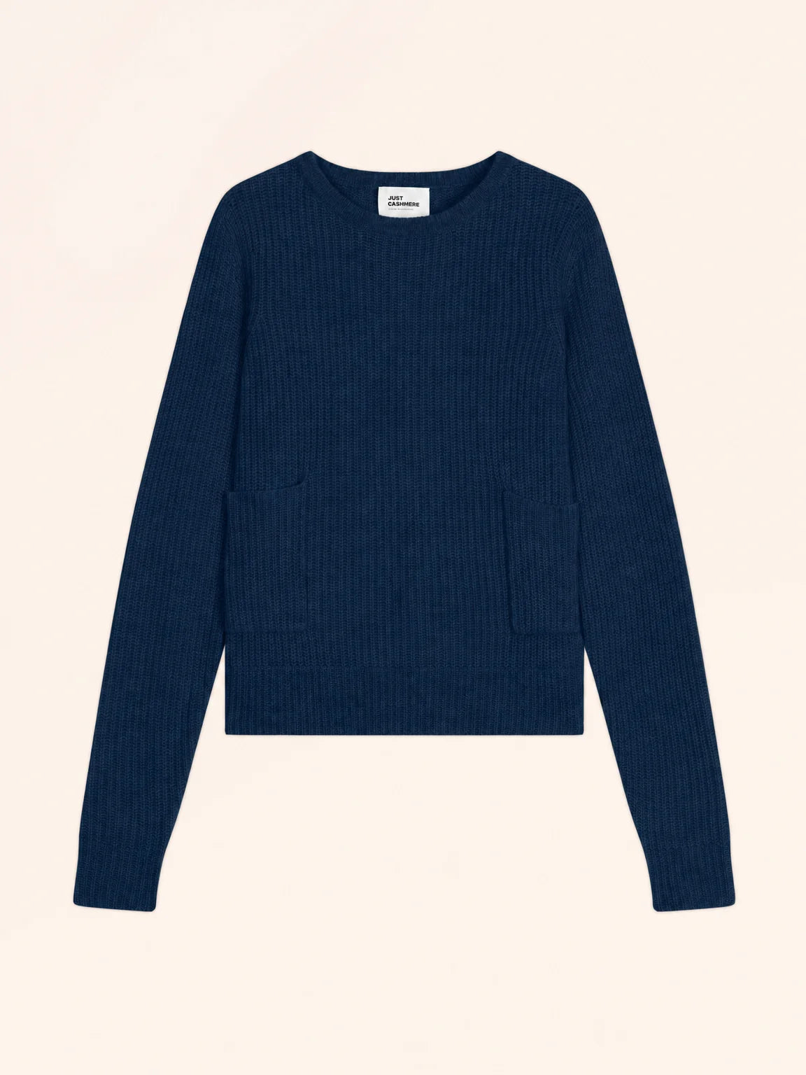 INAYA Pull Col Rond 4 Fils Minuit
