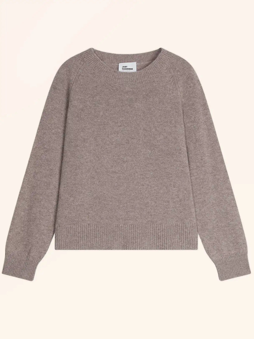 JON Sweater Crew Neck 4 Ply Heather Caribou