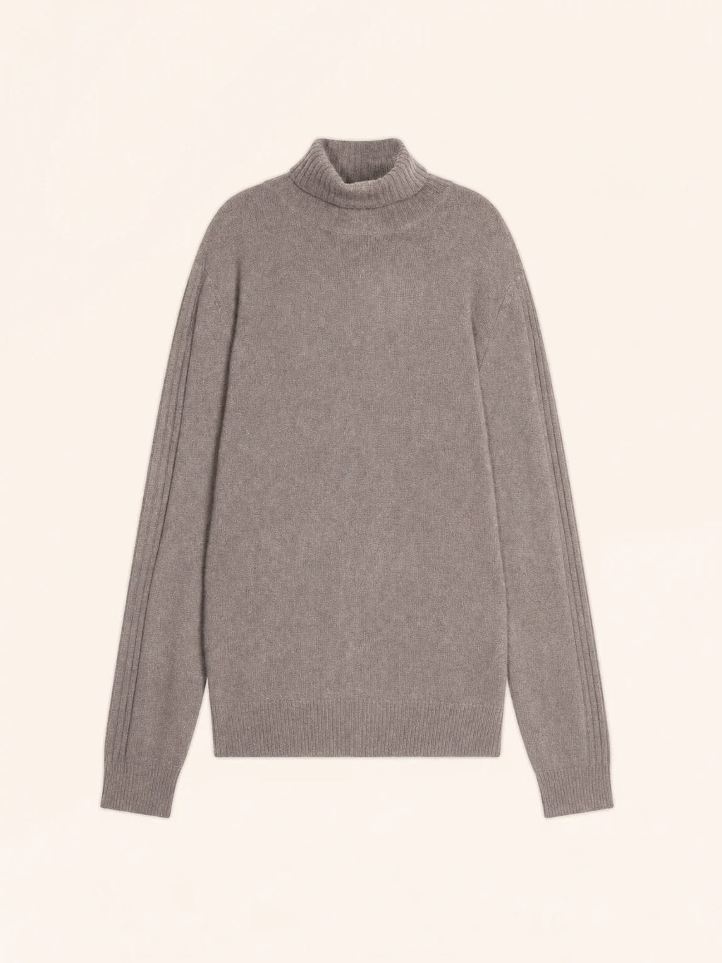 NOI Pull Col Roulé 4 Fils Caribou Chiné
