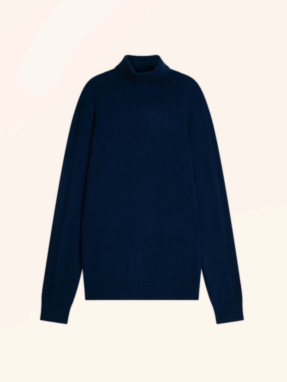 NOI Pull Col Roulé 4 Fils Minuit