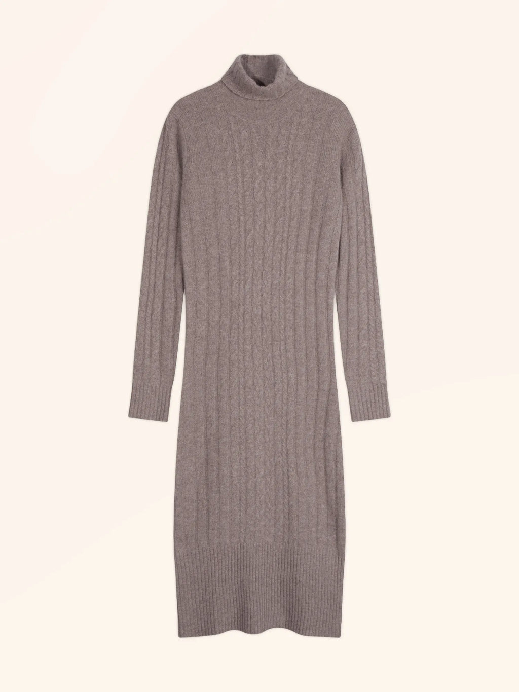 DOLKAR Robe Col Roulé 4 Fils Caribou Chiné