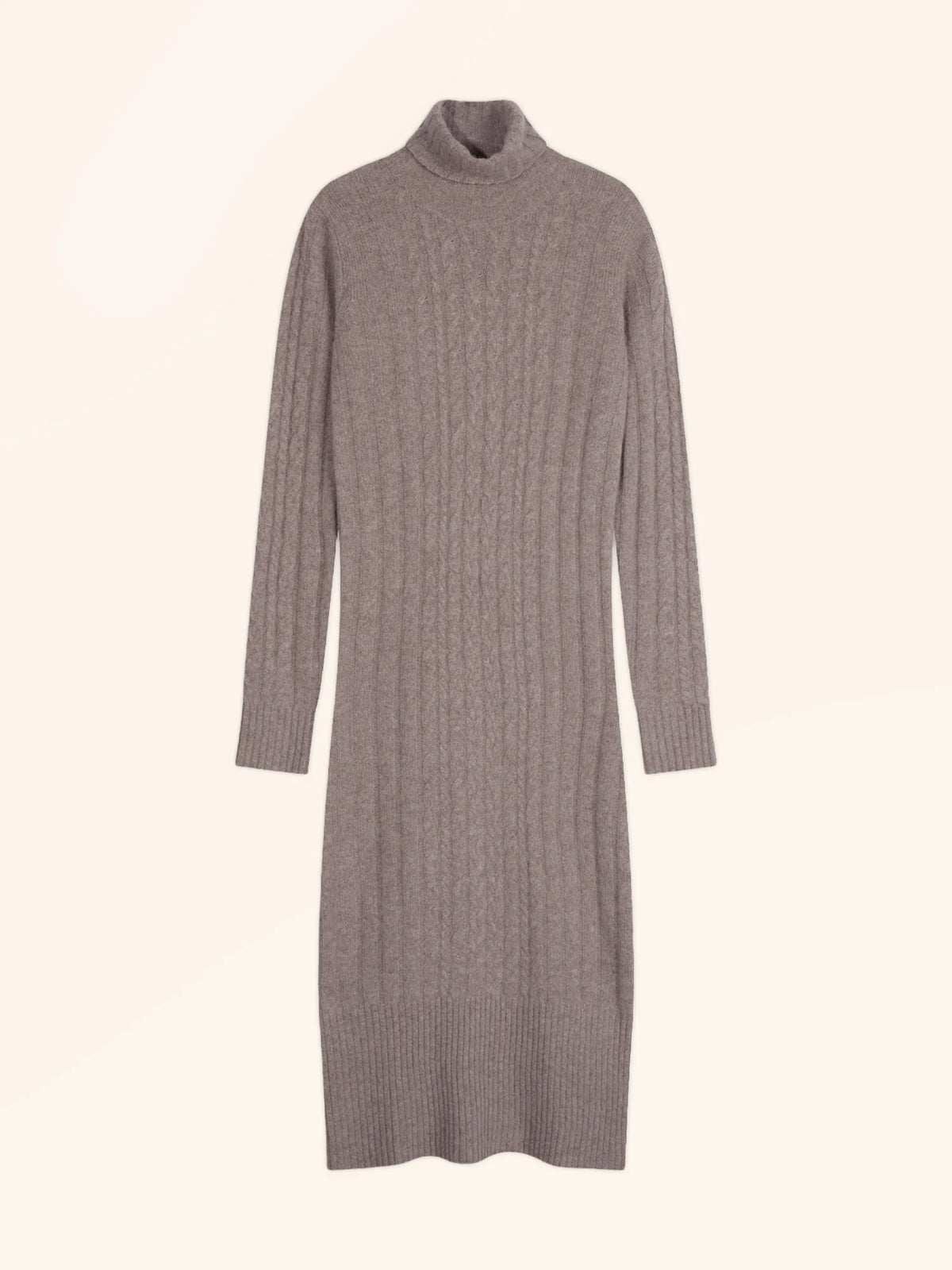 DOLKAR Robe Col Roulé 4 Fils Caribou Chiné