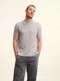 REBEKA T-Shirt Crew Neck 4 Ply Heather Cloud