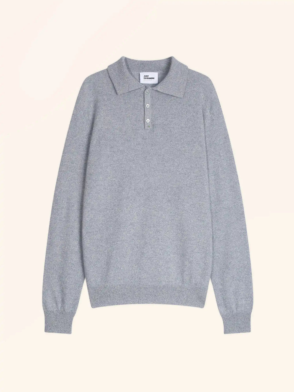 DOUGLAS Polo Long Sleeve Ivory Blue