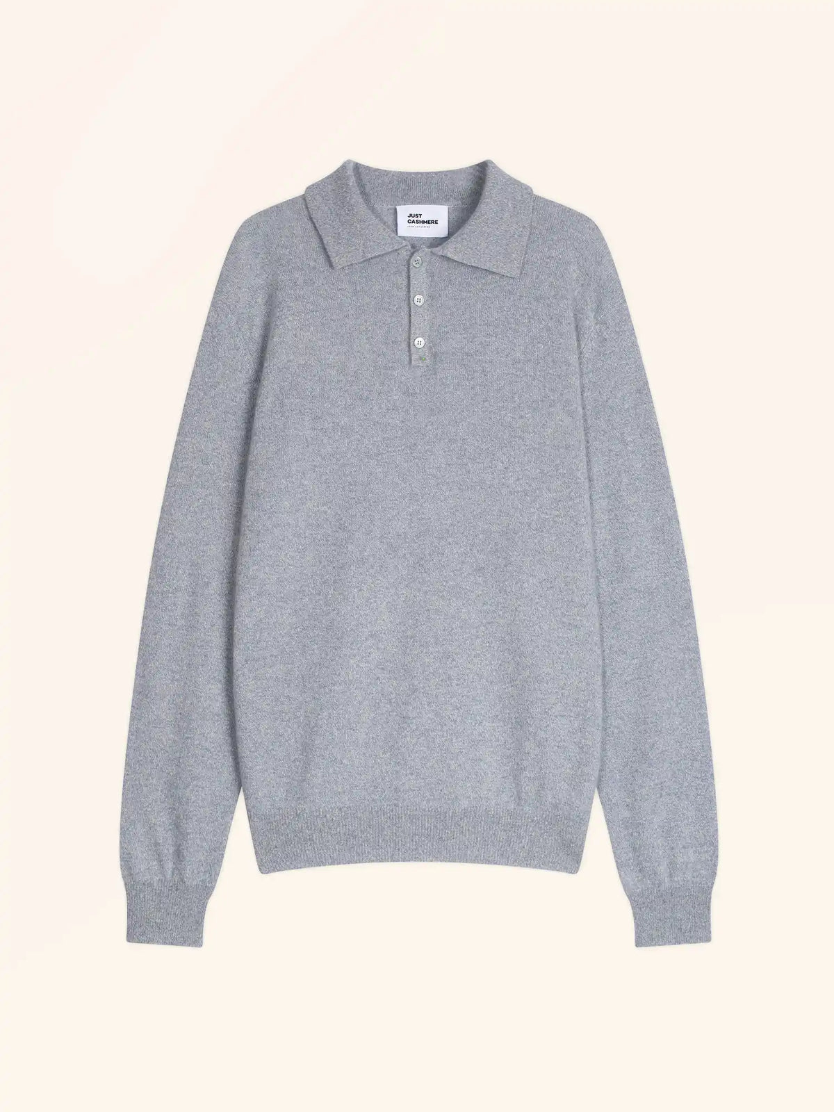 DOUGLAS Polo Long Sleeve Ivory Blue