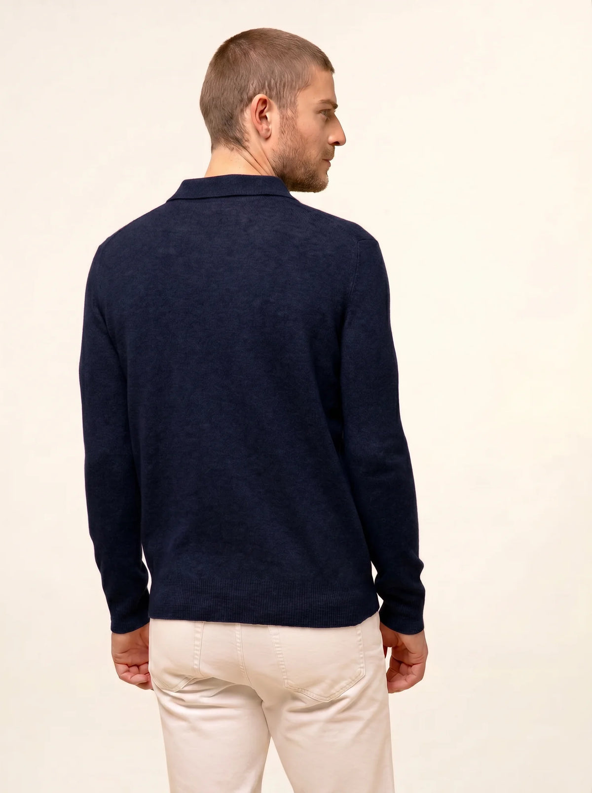 DOUGLAS Polo Long Sleeve Caviar