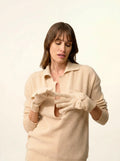 LUCY Gants 4 Fils Sable