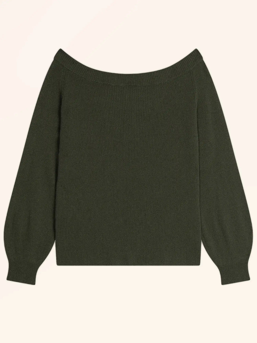 TONY Sweater Boat Neck Khaki
