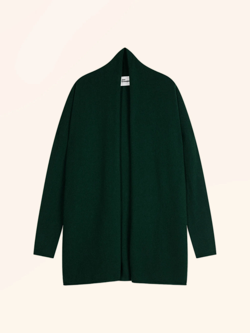 MADDIE Jacket Long Open Shawl Collar Cypress