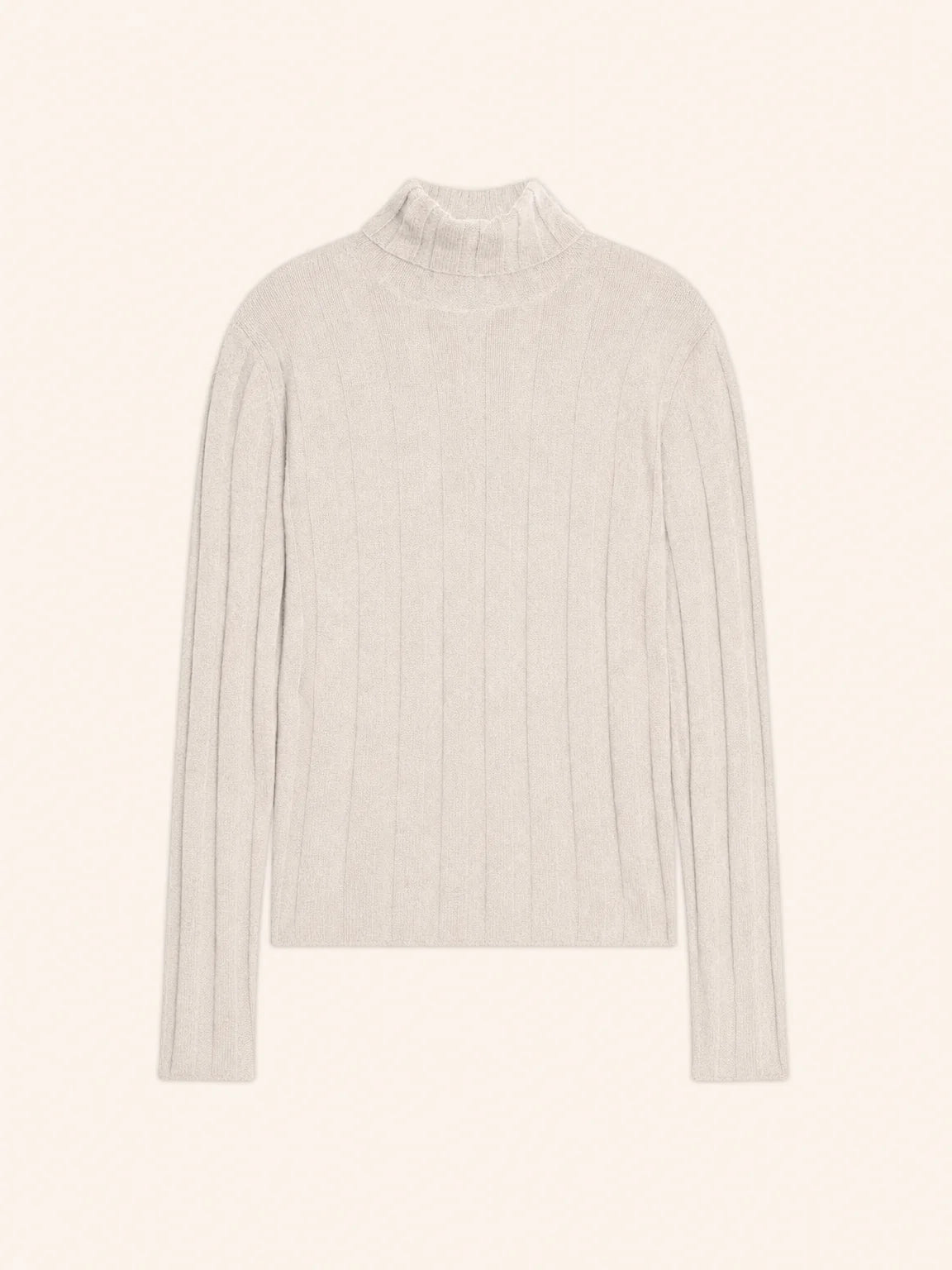 SERELITH Pullover Rollkragen Elfenbein