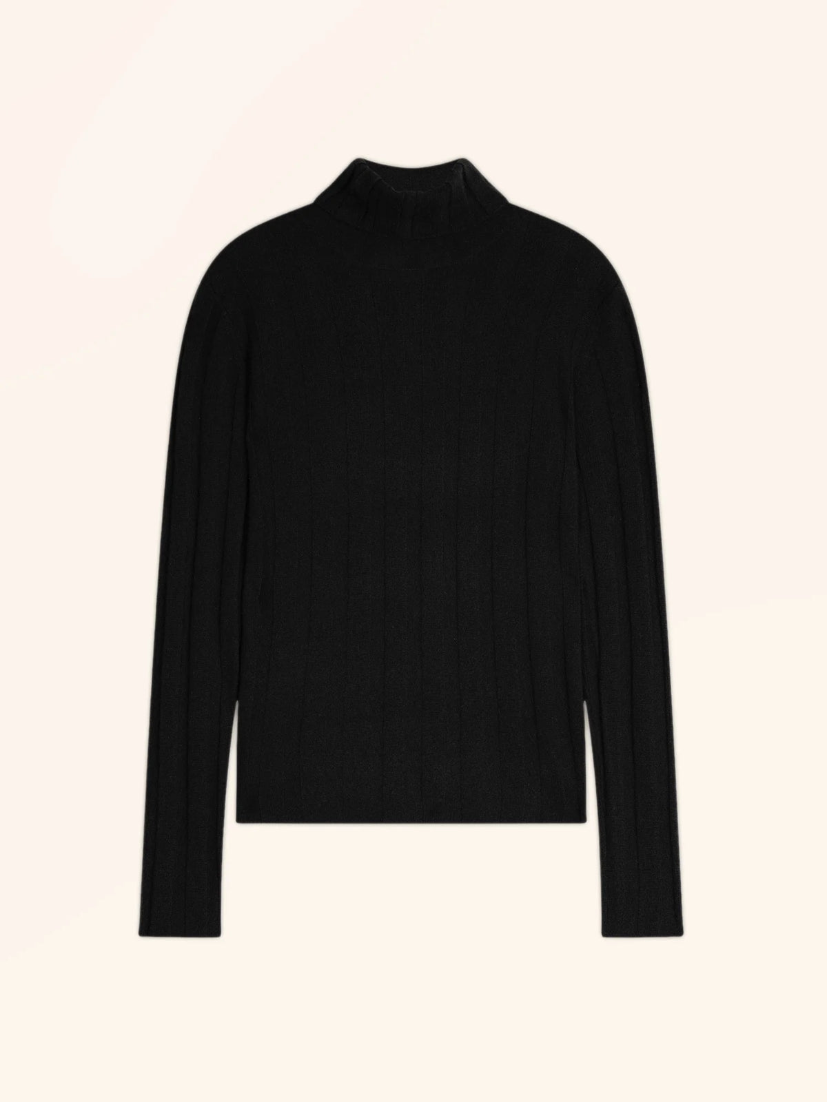 SERELITH Pullover Rollkragen Schwarz