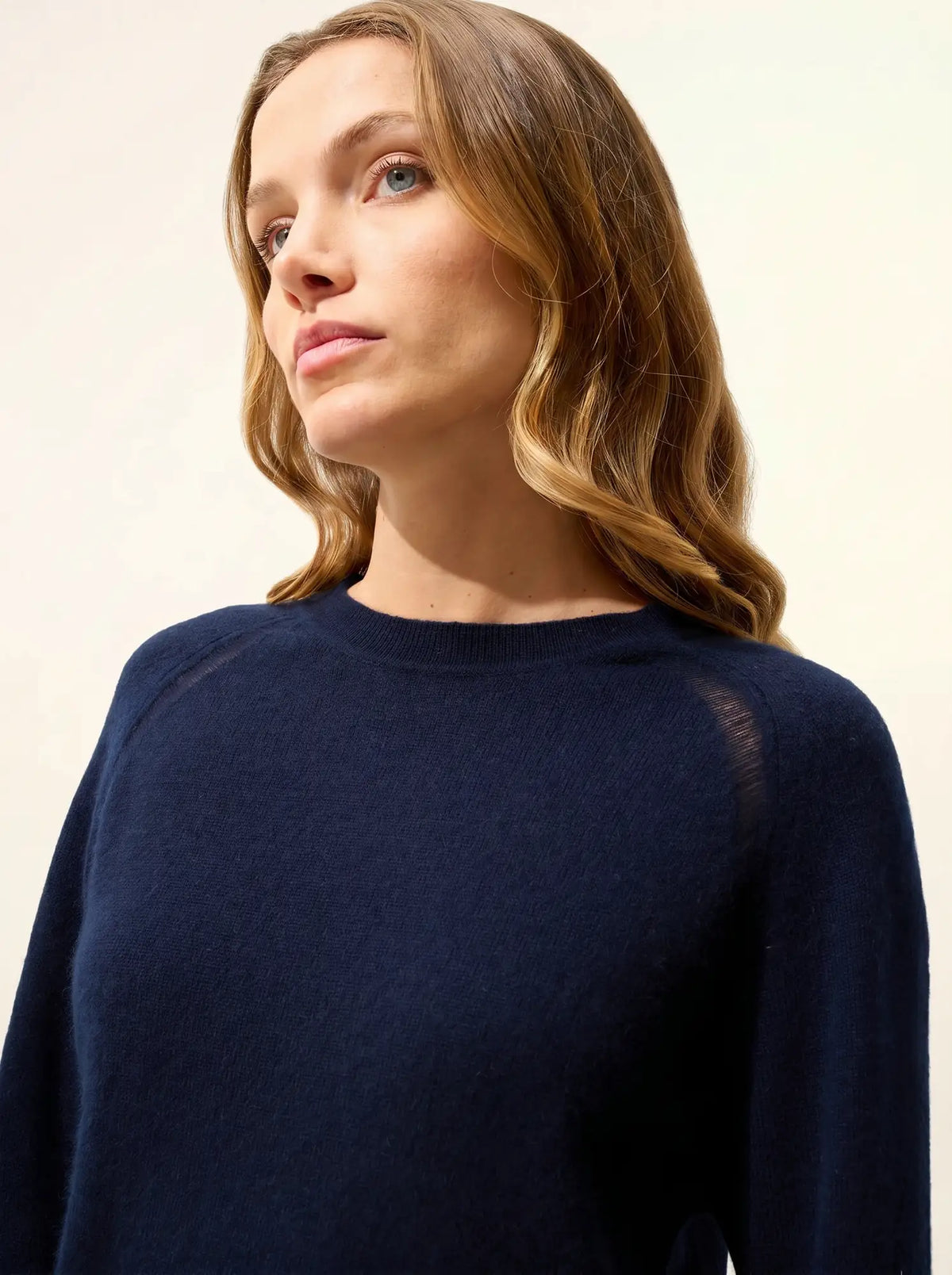 NORENA Pullover Rundhalsausschnitt Marineblau