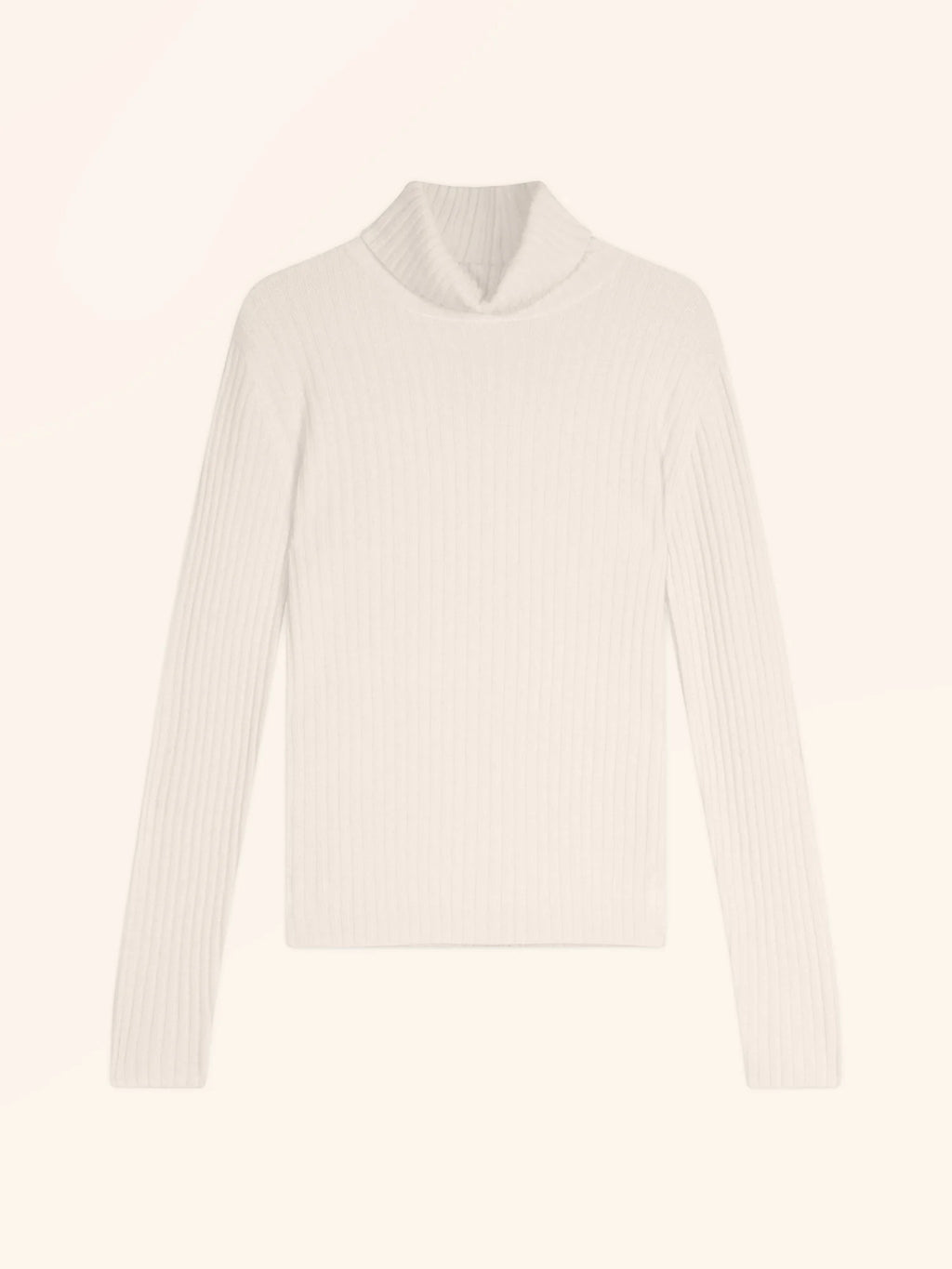 MIRAYA Pullover Rollkragen Elfenbein