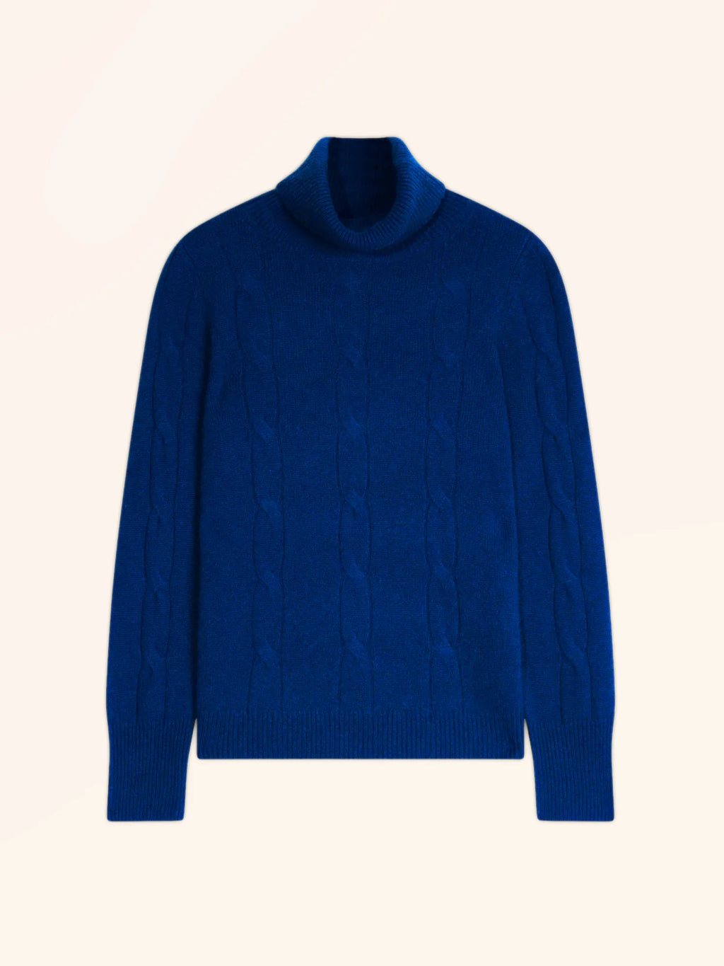 ESTELLE Sweater Turtleneck 4 Ply Ultramarine