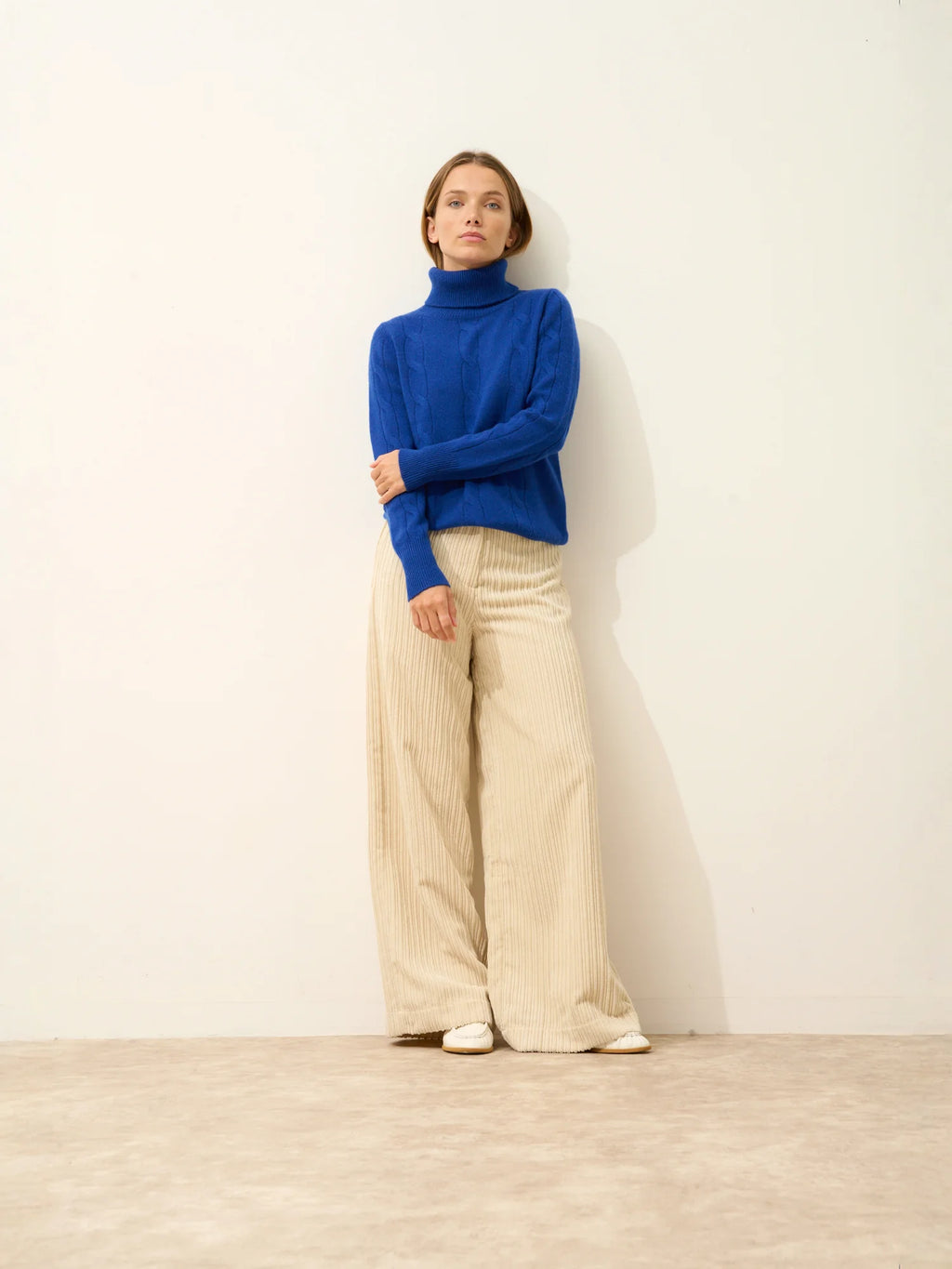 ESTELLE Sweater Turtleneck 4 Ply Ultramarine