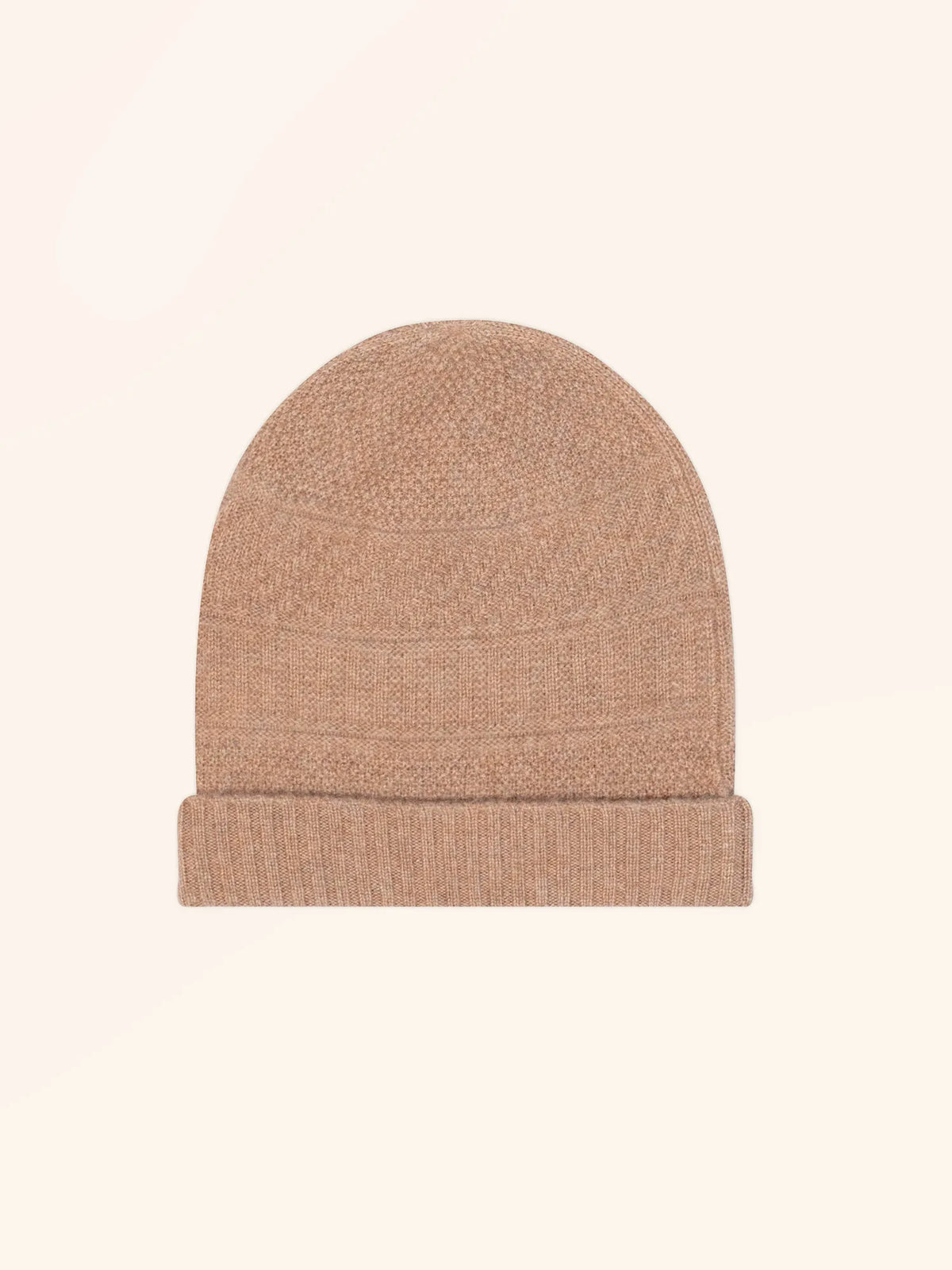 EMBER Bonnet 4 Fils Camel Chiné