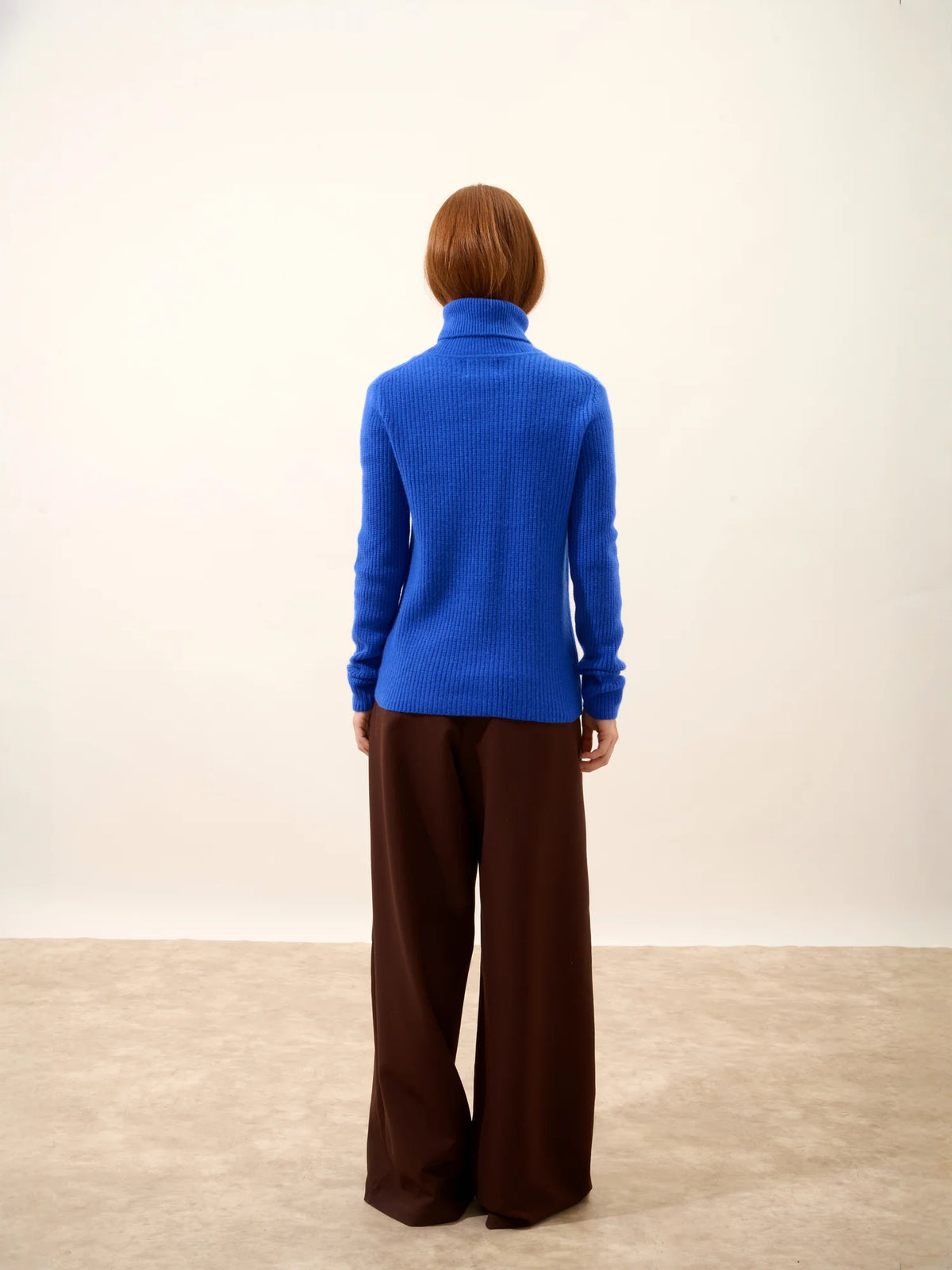ISOLDE Pullover Rollkragen 4-fädig Persischblau