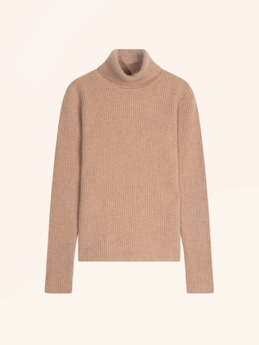 ISOLDE Sweater Turtleneck 4 Ply Heather Camel