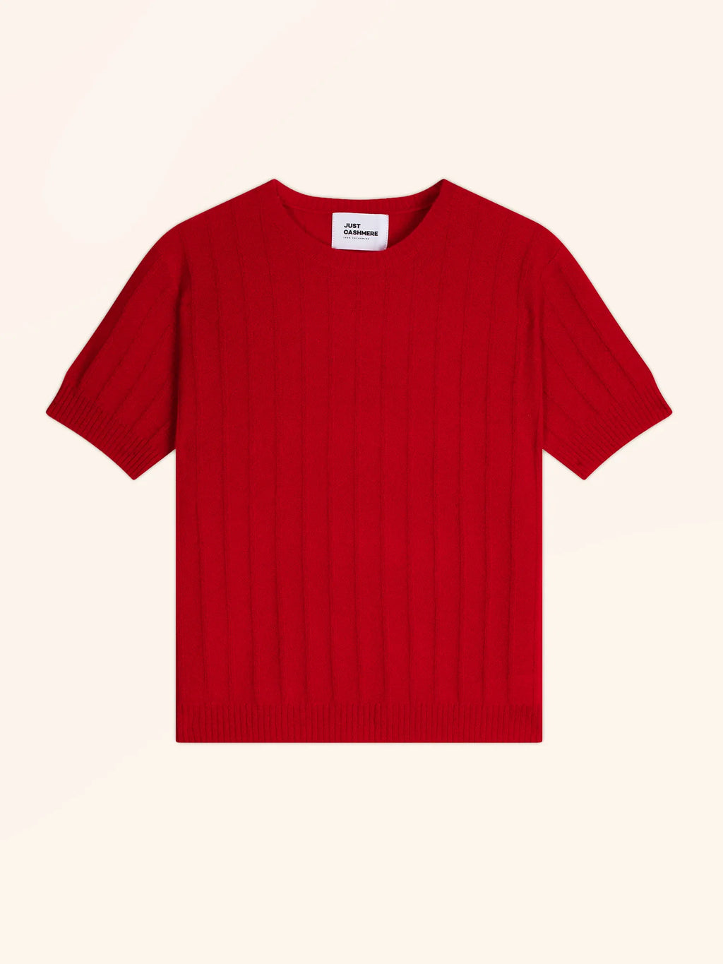 LOULIA T-Shirt Rundhalsausschnitt Rot