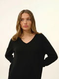 MILEYA Dress V-Neck Black