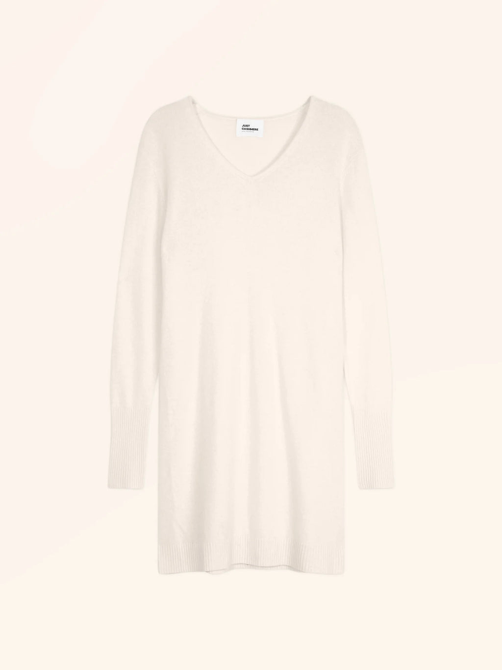 MILEYA Dress V-Neck Ivory