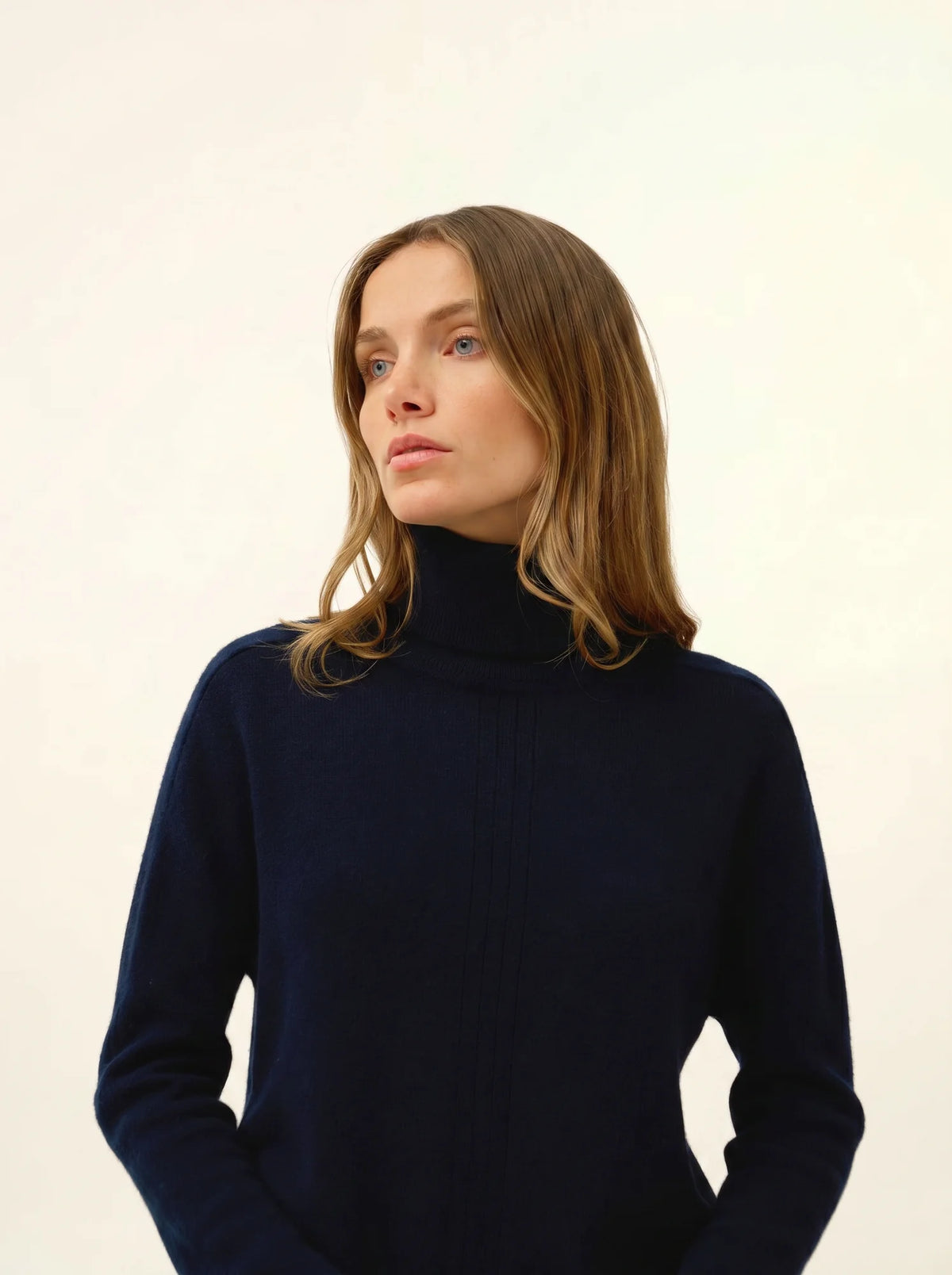 ORIANNE Sweater Turtleneck Navy